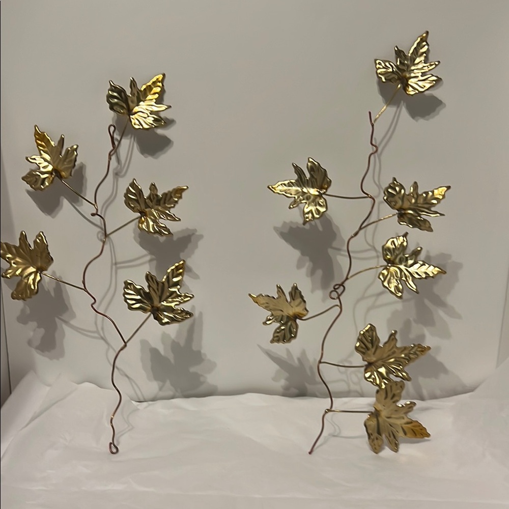 Gold Leaf Wall Decor